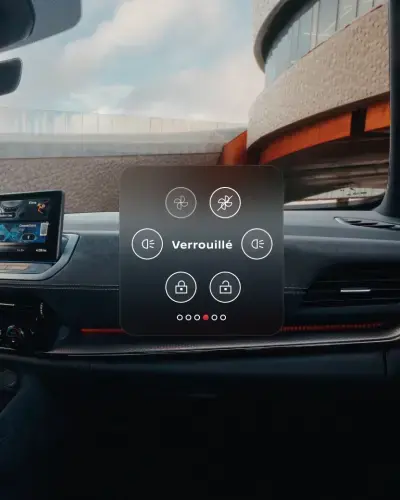 inside car