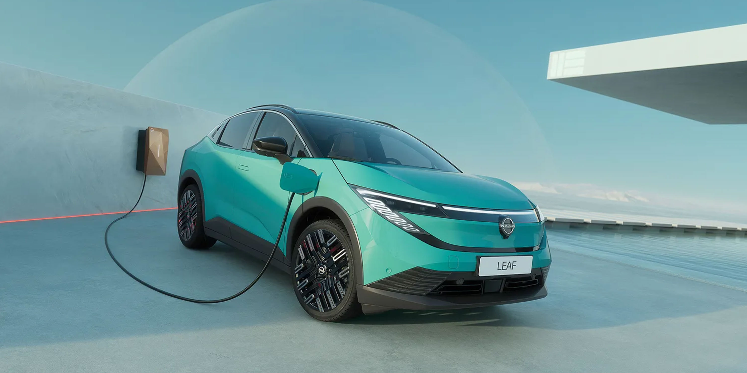Nissan ARIYA oplades om natten med en simpel opladning 