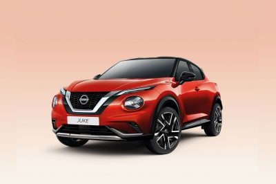 Le Nissan Juke vu de 3/4 face