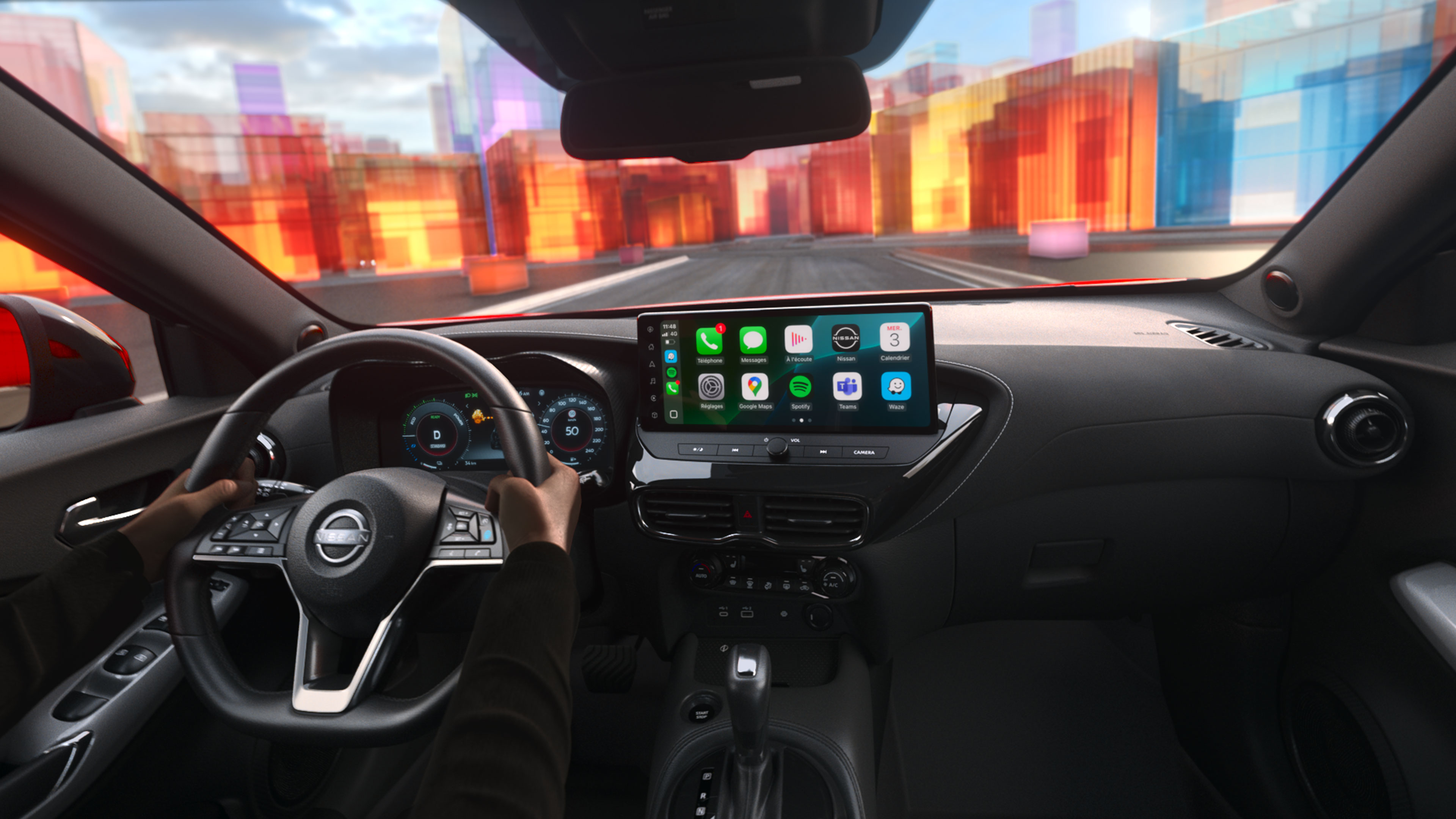 Nissan Juke intérieur vue du tableau de bord