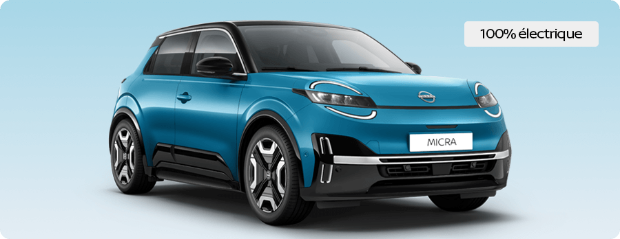NOUVELLE NISSAN MICRA - BATTERIE 52kWh ADVANCE - Location Longue Durée - Nissan NEUBAUER - Nissan Offres -  concession Nissan Buchelay - Chambourcy - Nanterre - Saint-Denis