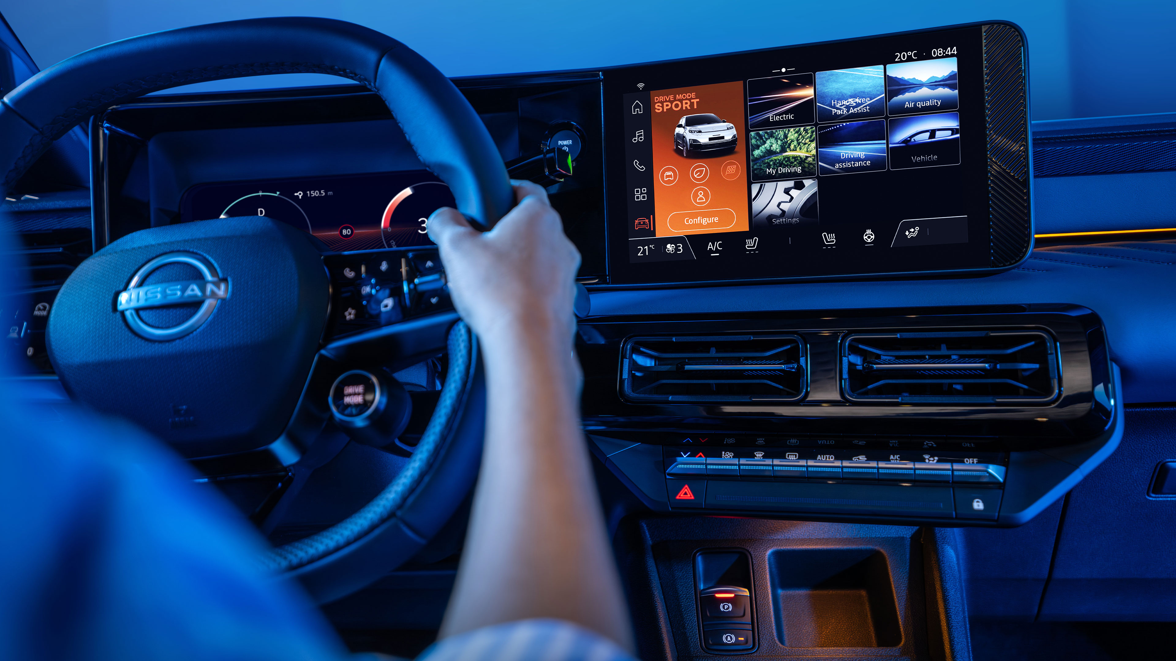 Nissan Micra intérieur vue du tableau de bord