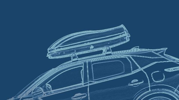 Nissan Qashqai parked on hill