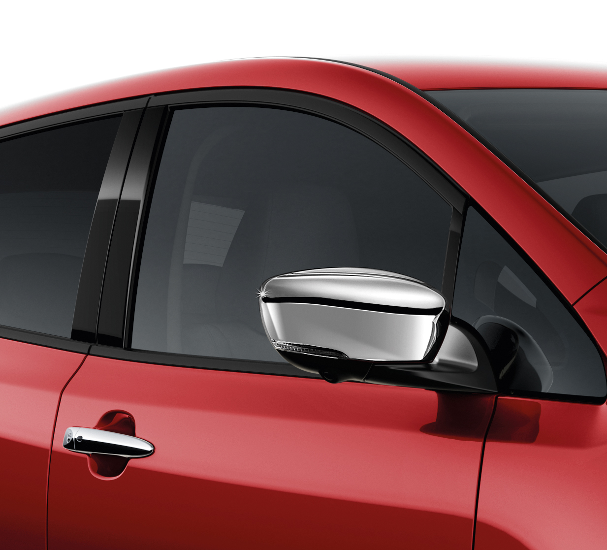 MotorKing Left Mirror Cap Cover For 2002-2006 Nissan Altima K11 – Painted Smoke Gray Metallic (Direct Replacement)