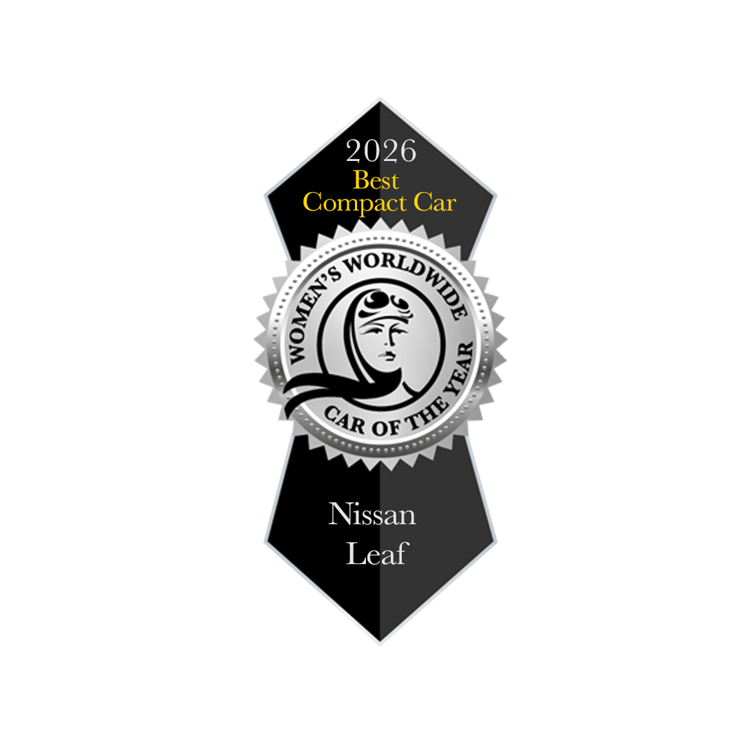 Women's Worldwide Car of the Year 2026 – World's Best Compact Car award medallion