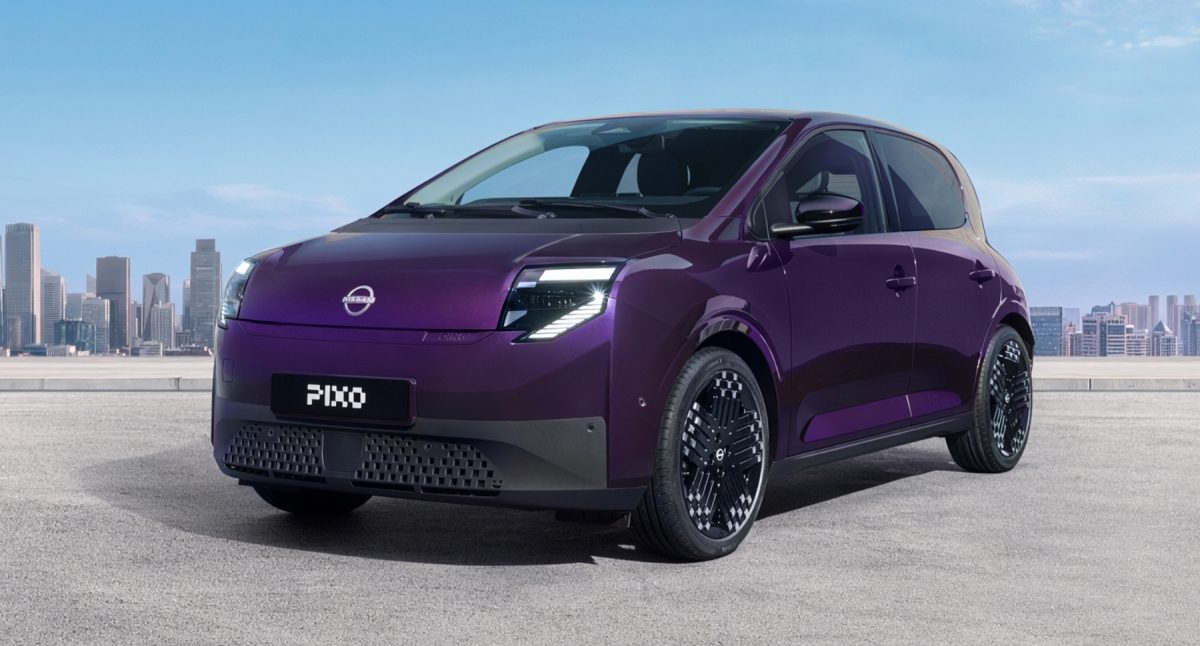 Bilde av nye Nissan PIXO liten bybil elbil