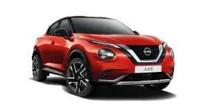 Nissan Juke Tekna+ in red