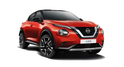 Nissan Juke Tekna+ in red