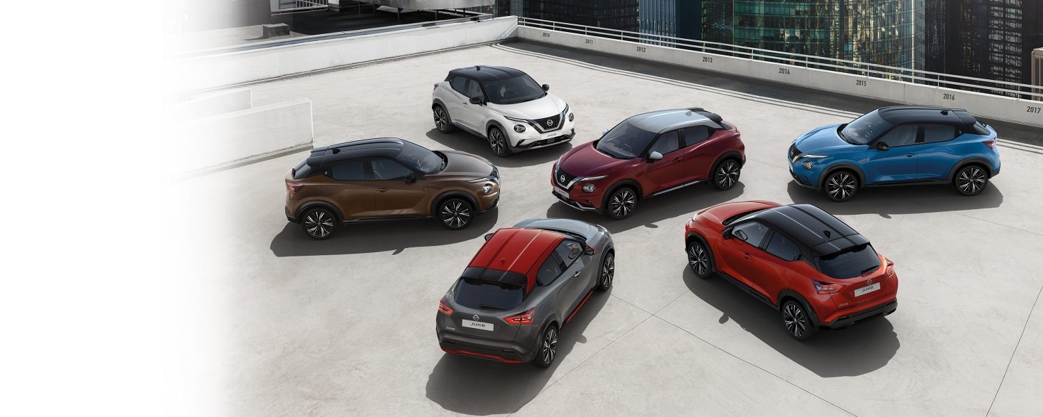 Jukes parked on roof.