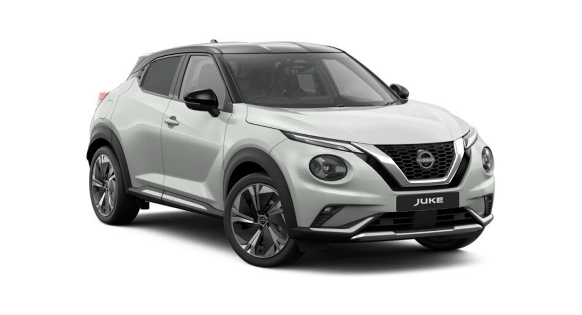 Nissan Juke Tekna+ in white