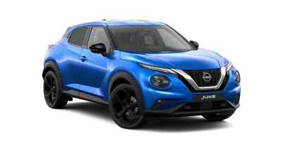 Nissan Juke Tekna in blue
