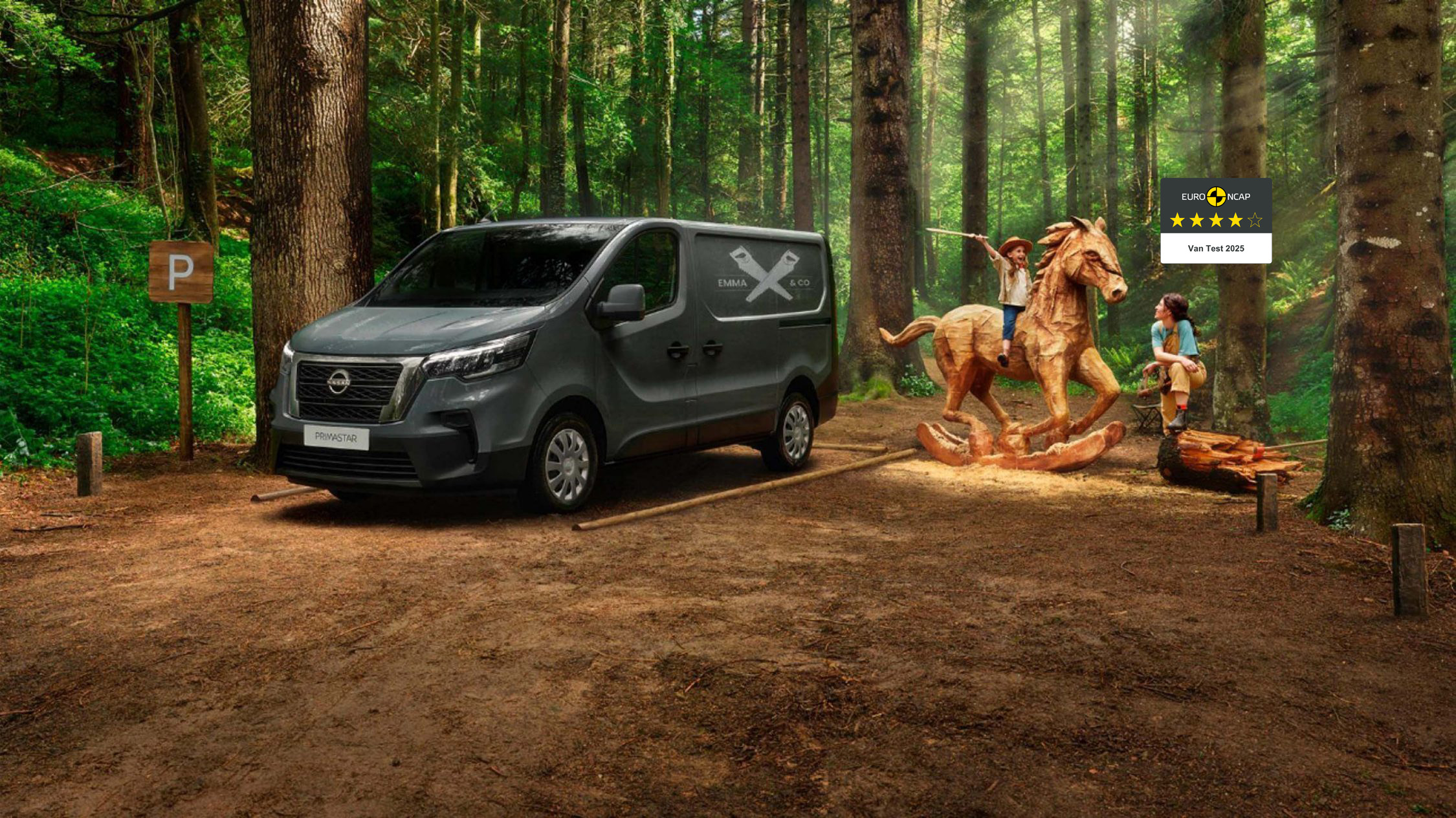 Nissan Primastar 3/4 Front View