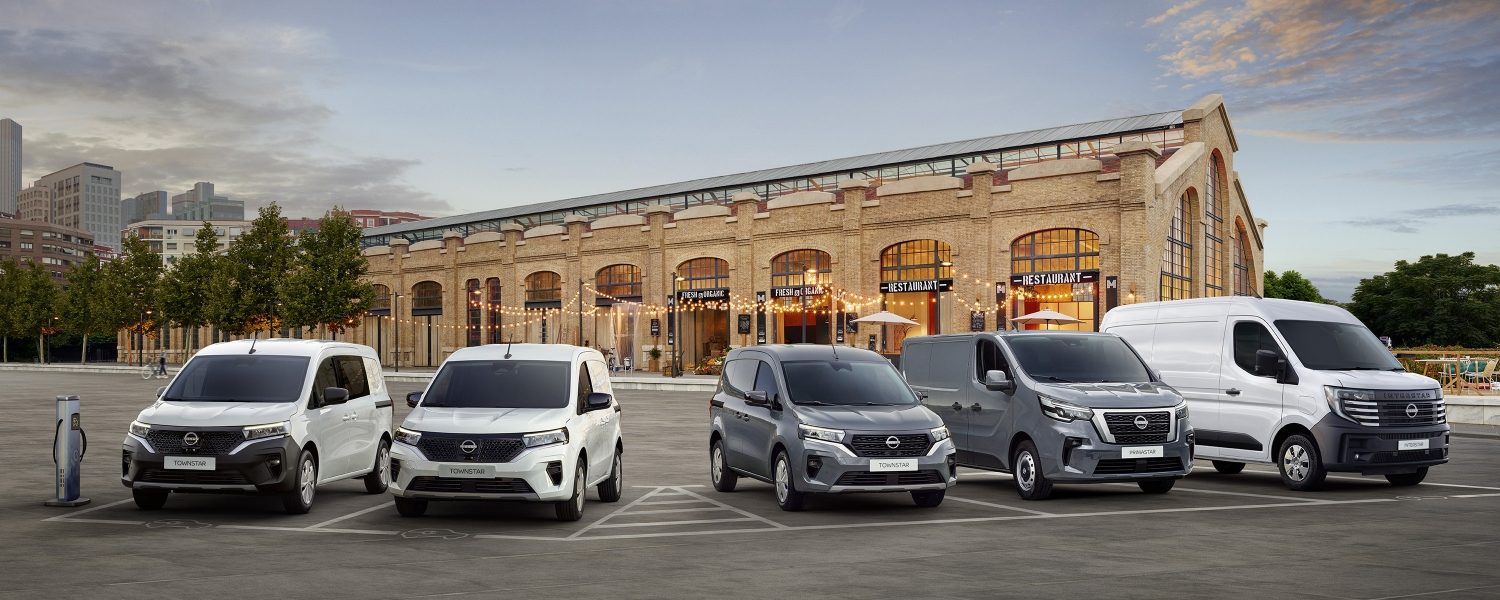 Nissan Vans on display