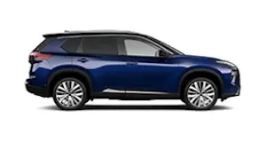 New Nissan X-Trail in blue