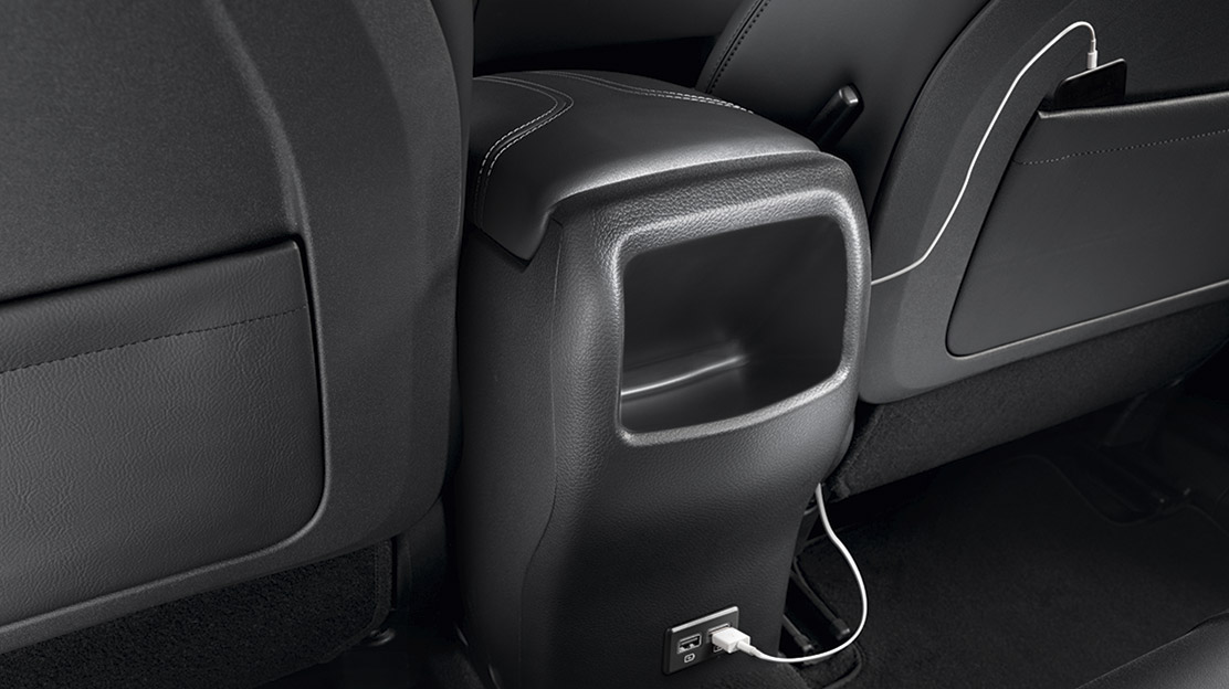 Double prise USB pour passagers arri&egrave;re