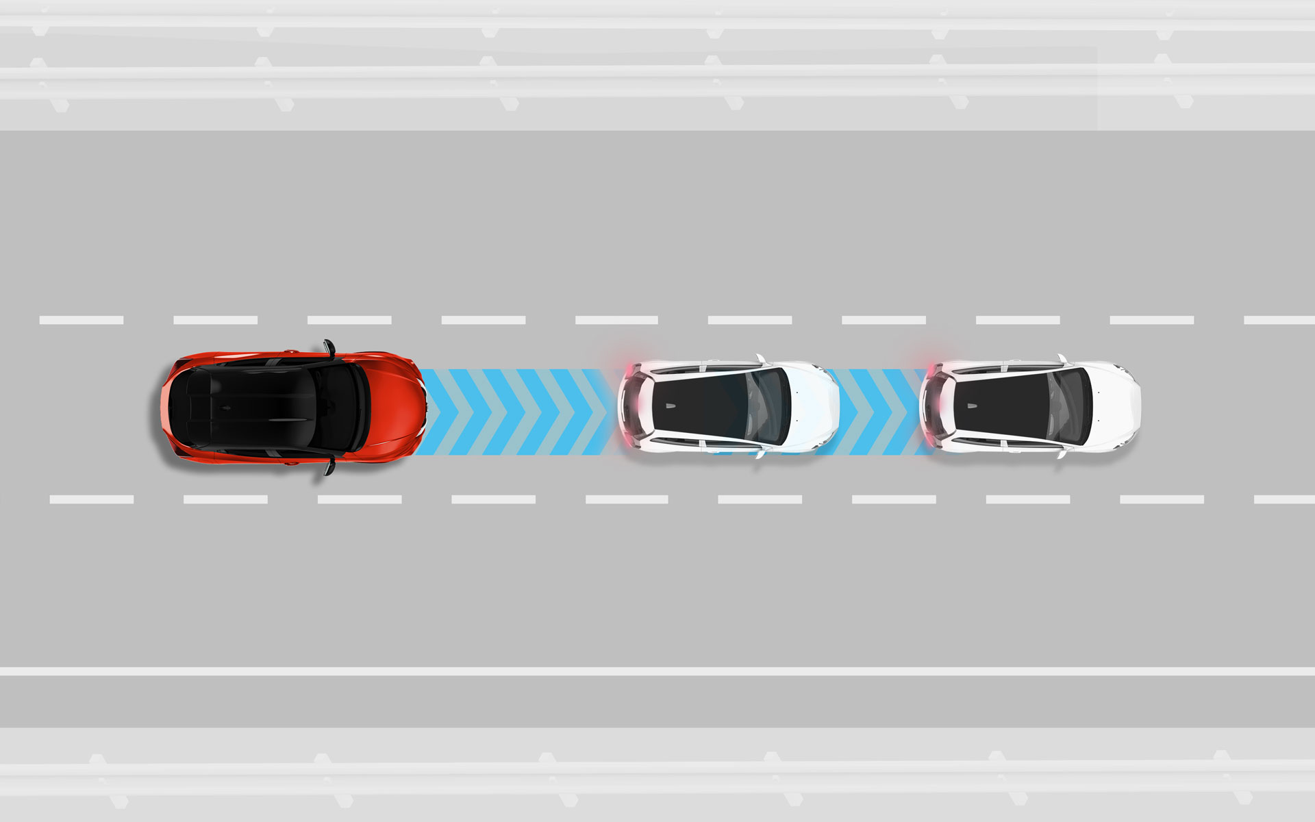 Nissan Juke illustration système d’alerte intelligent anticollision avant