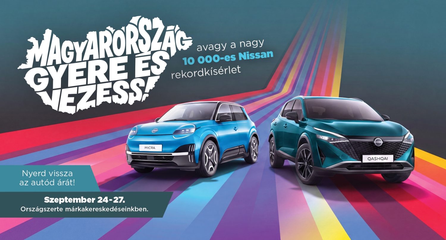 Rekordtesztvezetés hétvége Nissan.hu