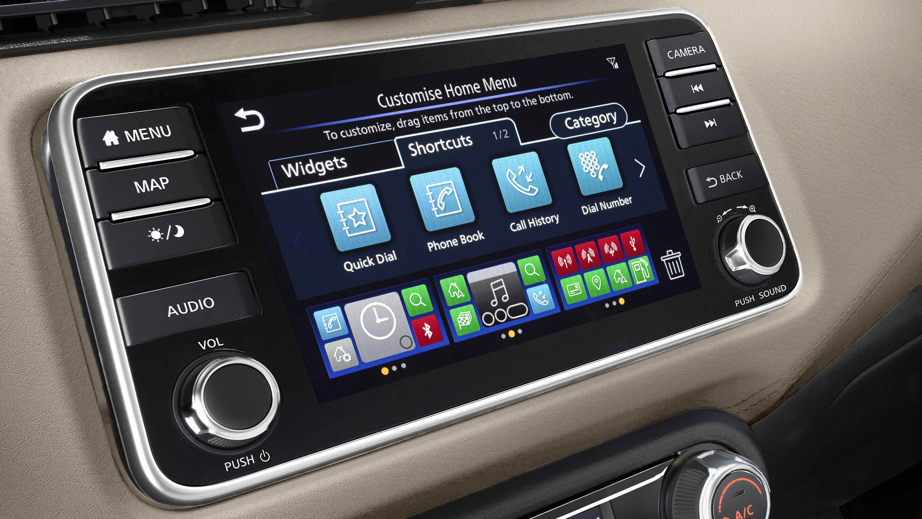 מערכת המולטימדיה של ניסאן מיקרה