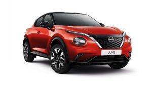 Nissan Juke vista 3/4 frontale