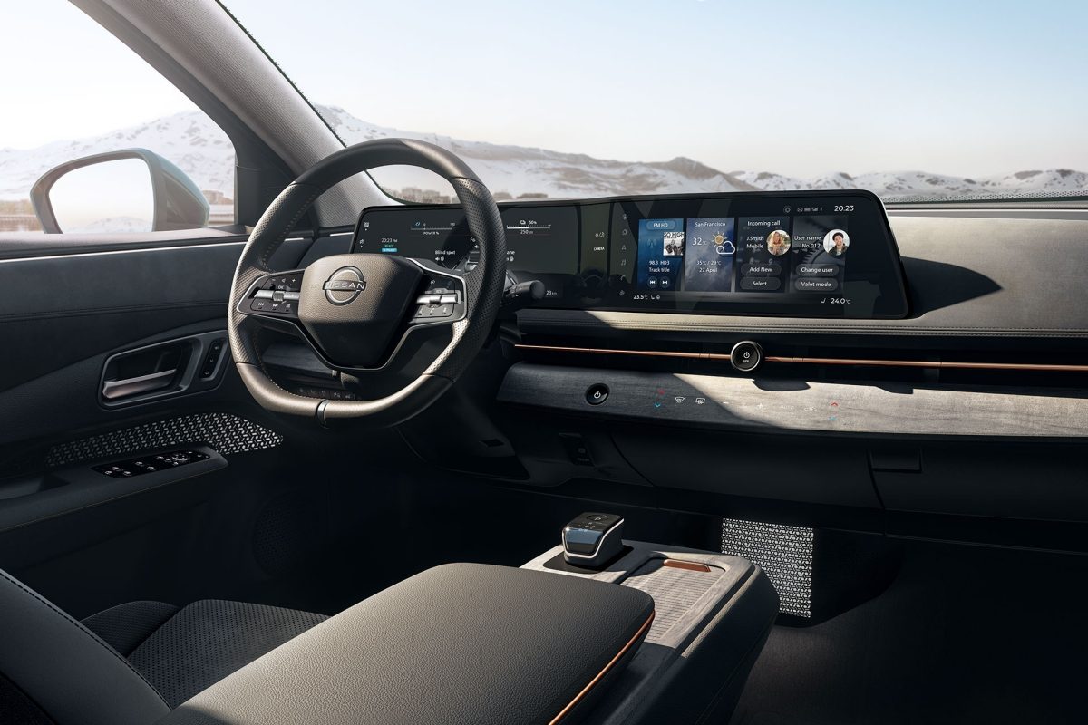 Nissan ARIYA видео.