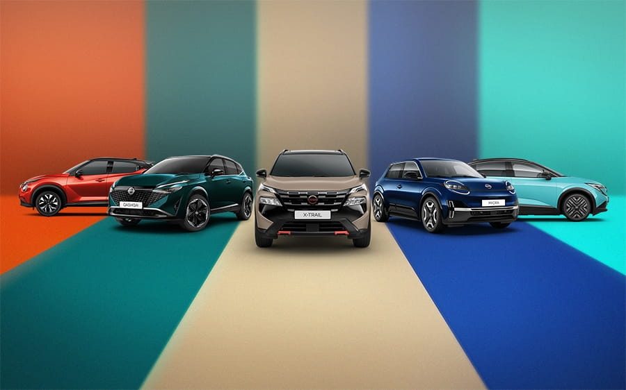 Nissan automobiļu modeļu klāsts.