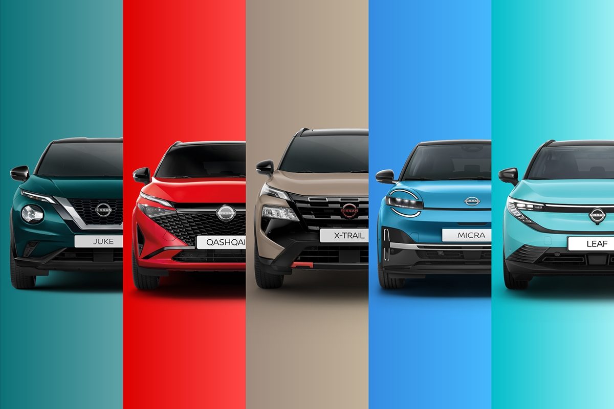 Nissan automobiļu modeļu klāsts.