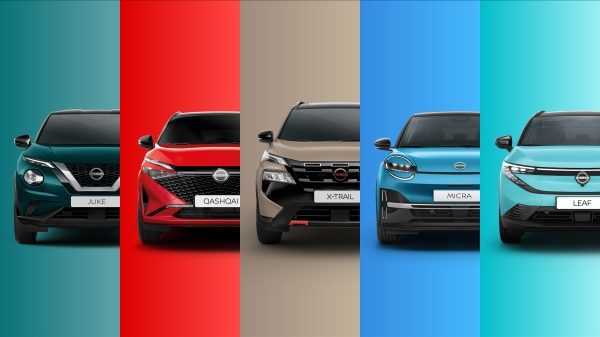 Nissan automobiļu modeļu klāsts.