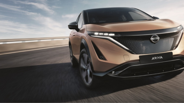 Nissan SUV equipped with e-4ORCE technology (2022).