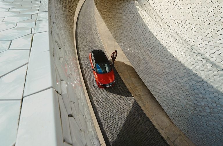Nissan Qashai van bovenaf