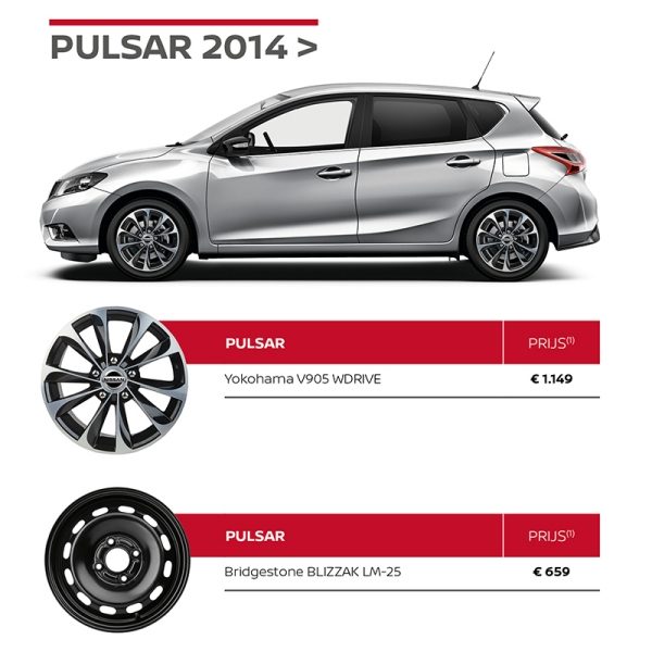 Nissan Winterbandenactie Pulsar