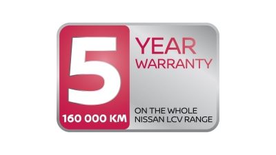 logo 5 years warranty LCV