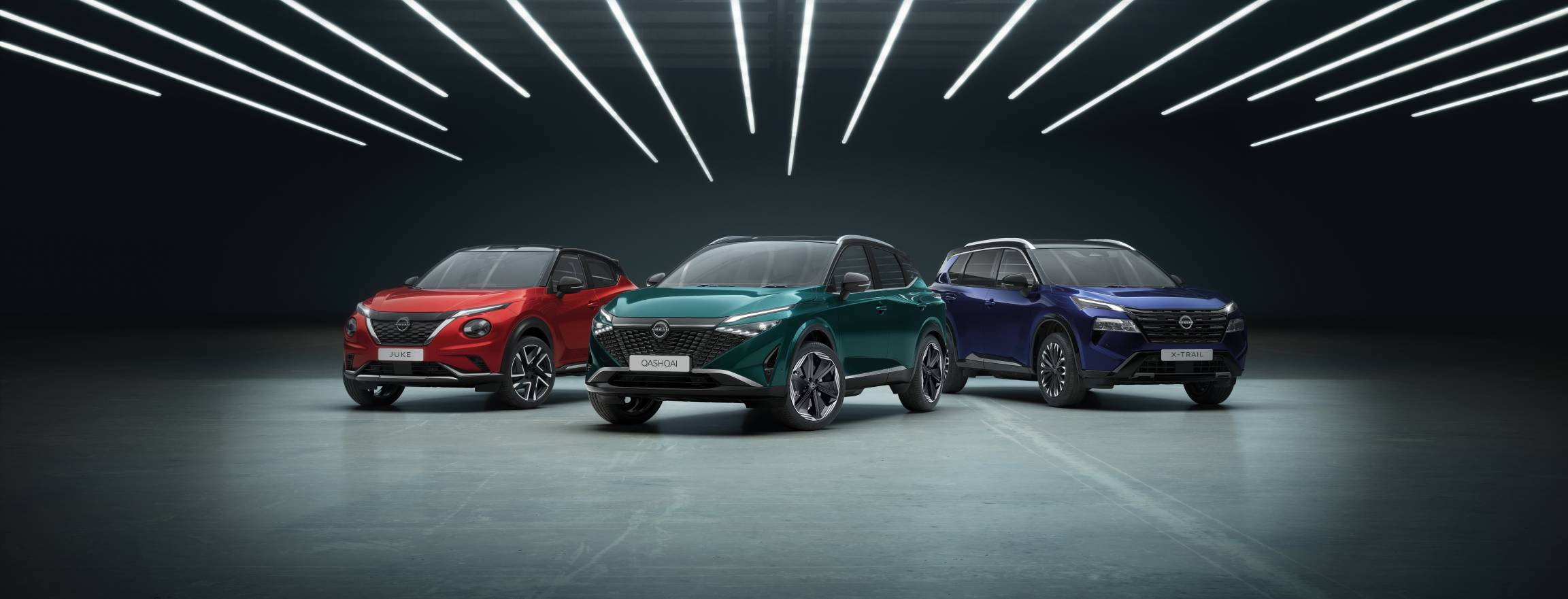Nissan Juke, Qashqai und X-Trail