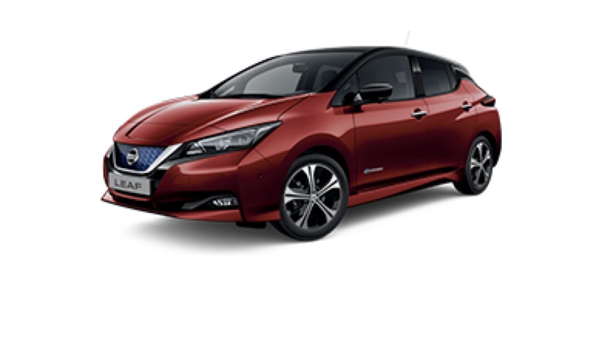 Photo 3/4 face de la Nouvelle Nissan LEAF