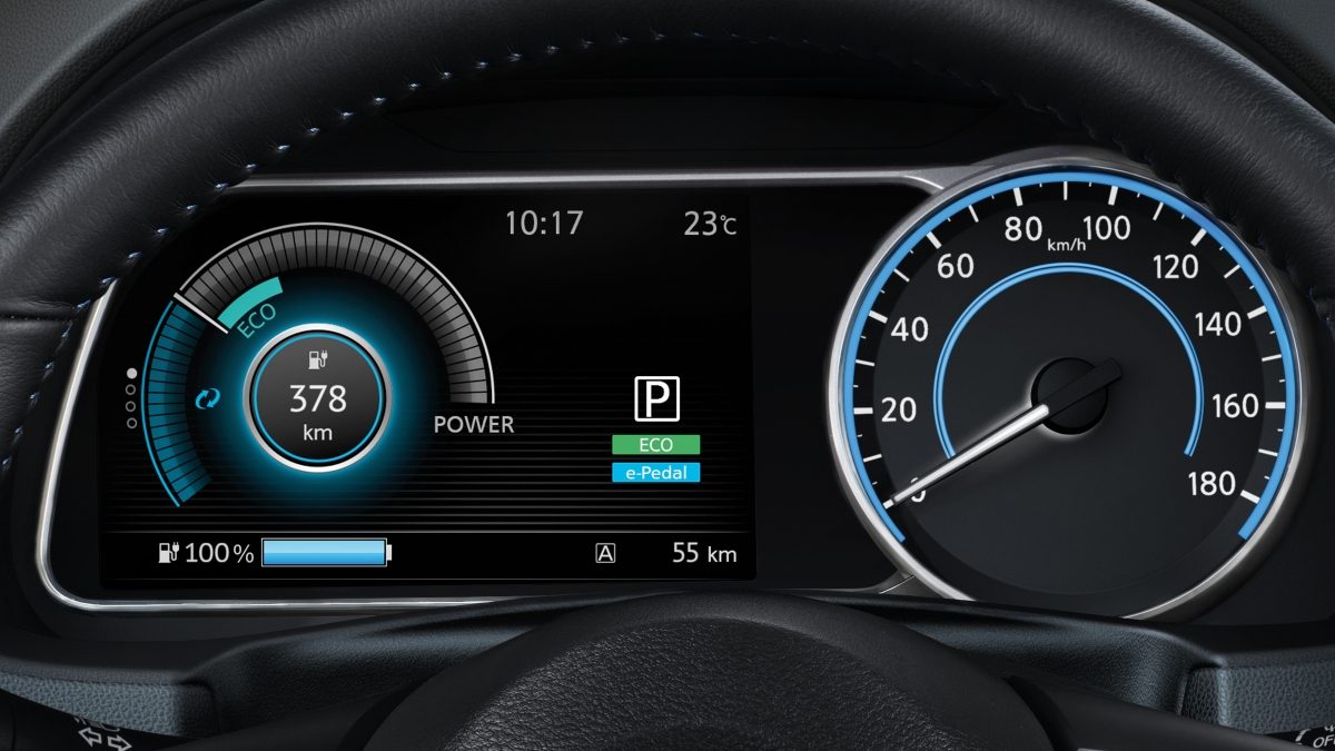 Jauges de la Nissan LEAF