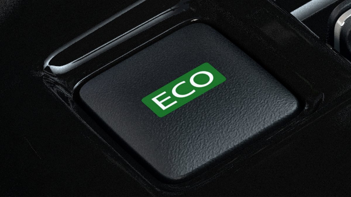 Bouton du mode Eco de la Nissan LEAF