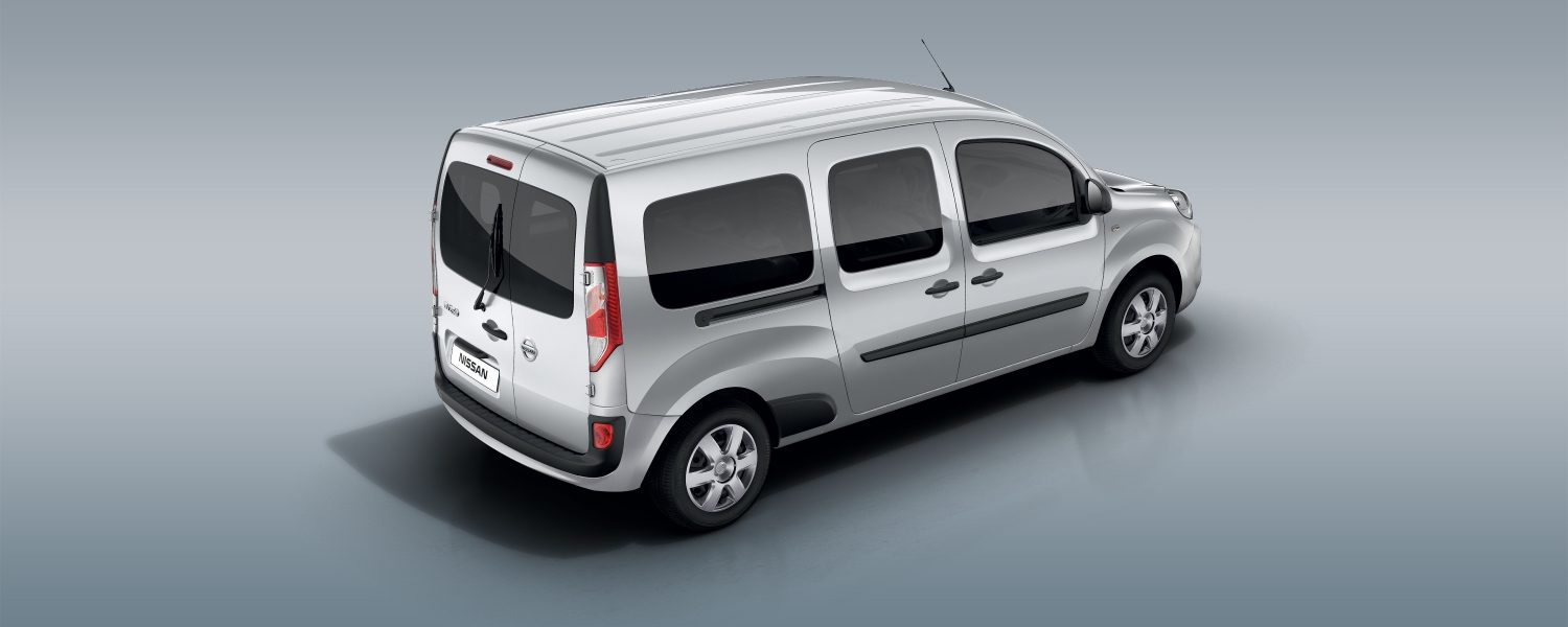 Nissan NV250 cabine approfondie vue de dessus 3/4 arrière