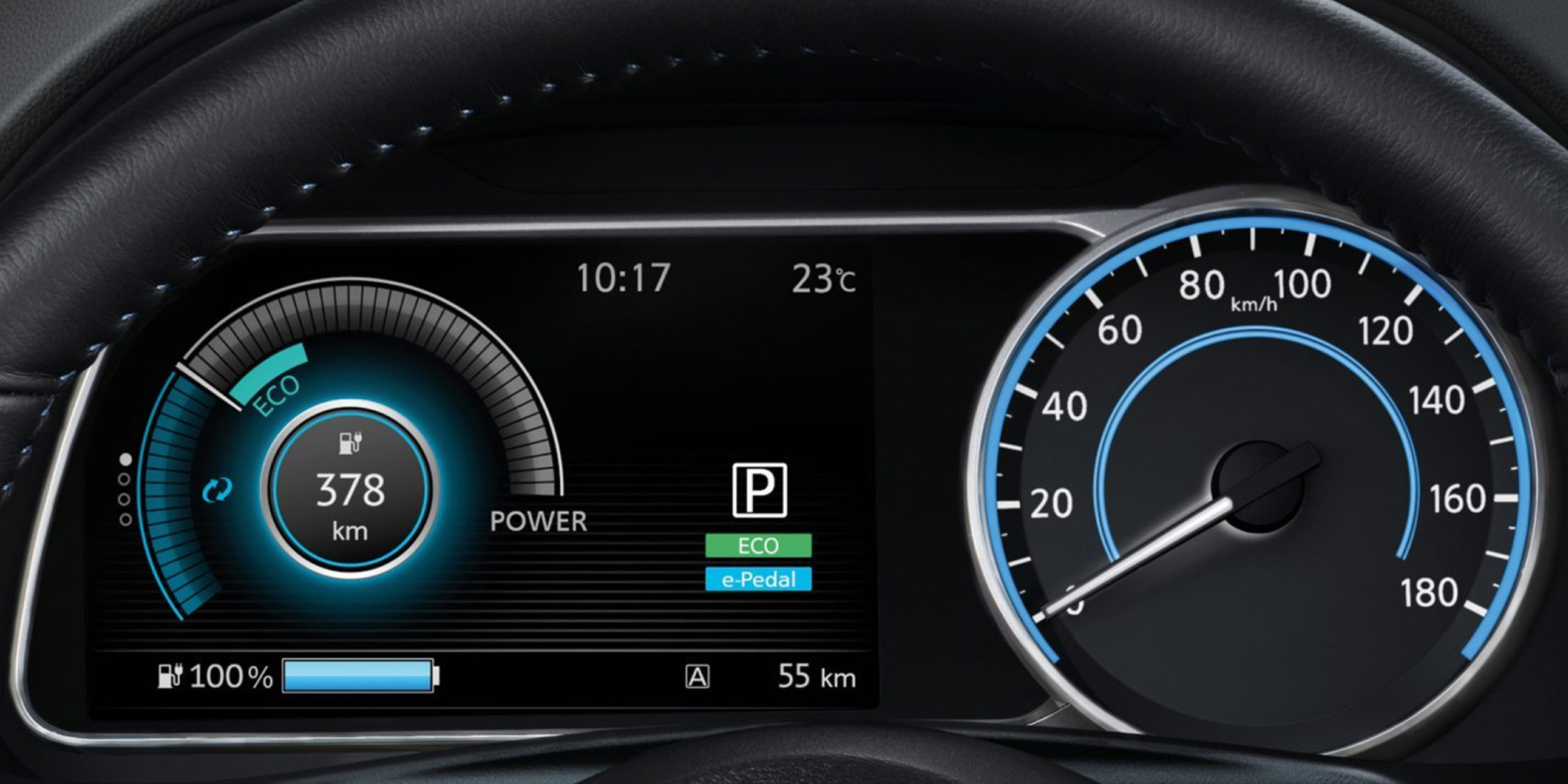 Écran et jauges Nissan LEAF