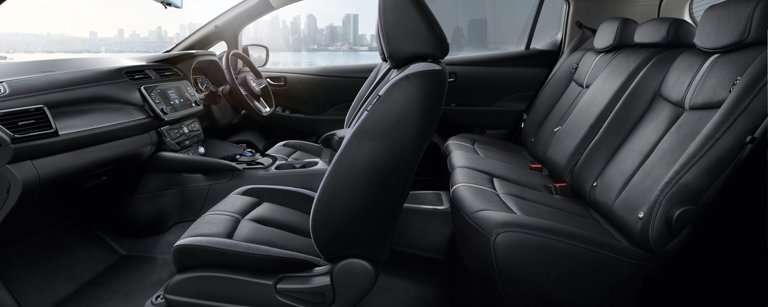 Nissan LEAF profile interior view