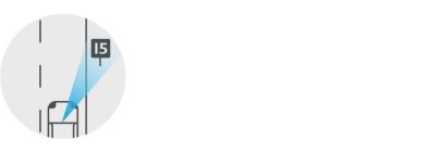 Logótipo do reconhecimento dos sinais de trânsito