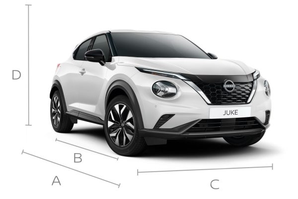 Nissan JUKE vue de profil statique
