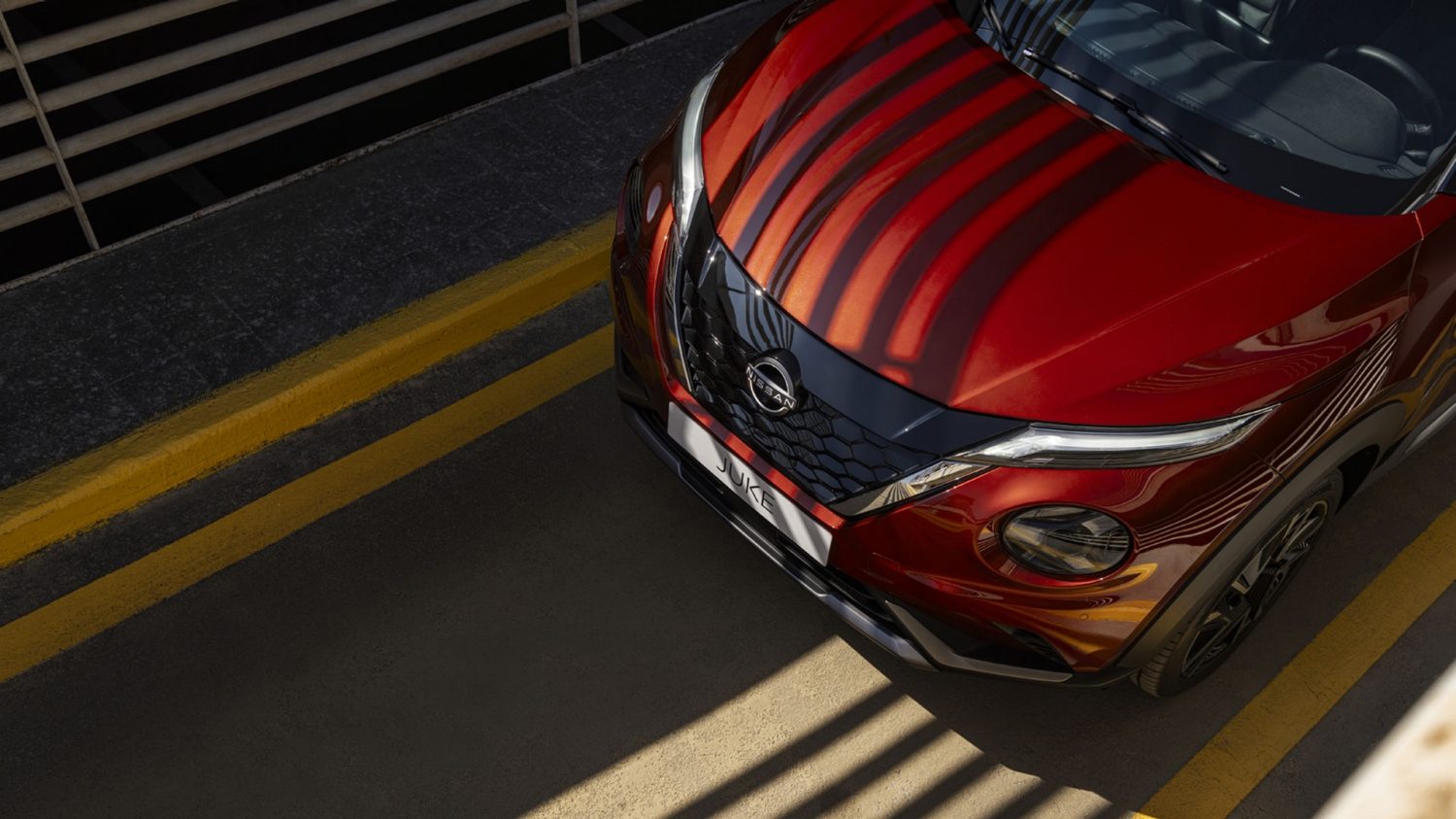 Nissan Juke intérieur avec conducteur
