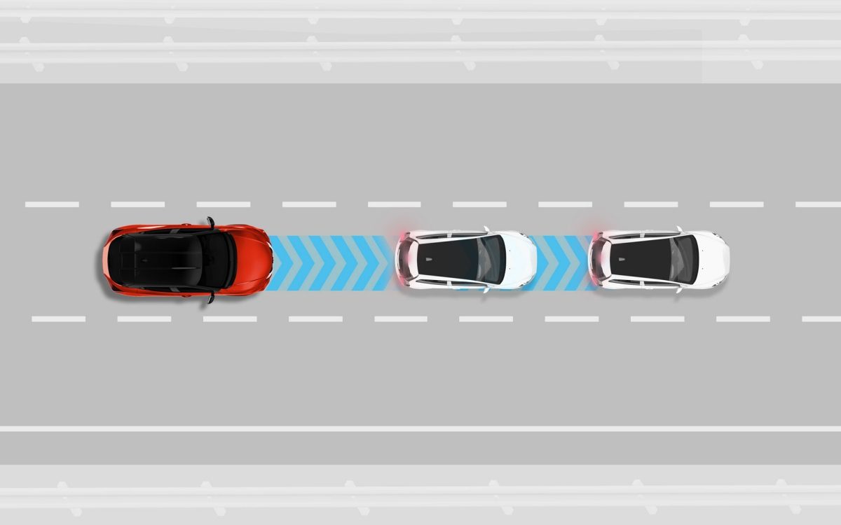 Nissan Juke système d'alerte intelligent anticollision avant
