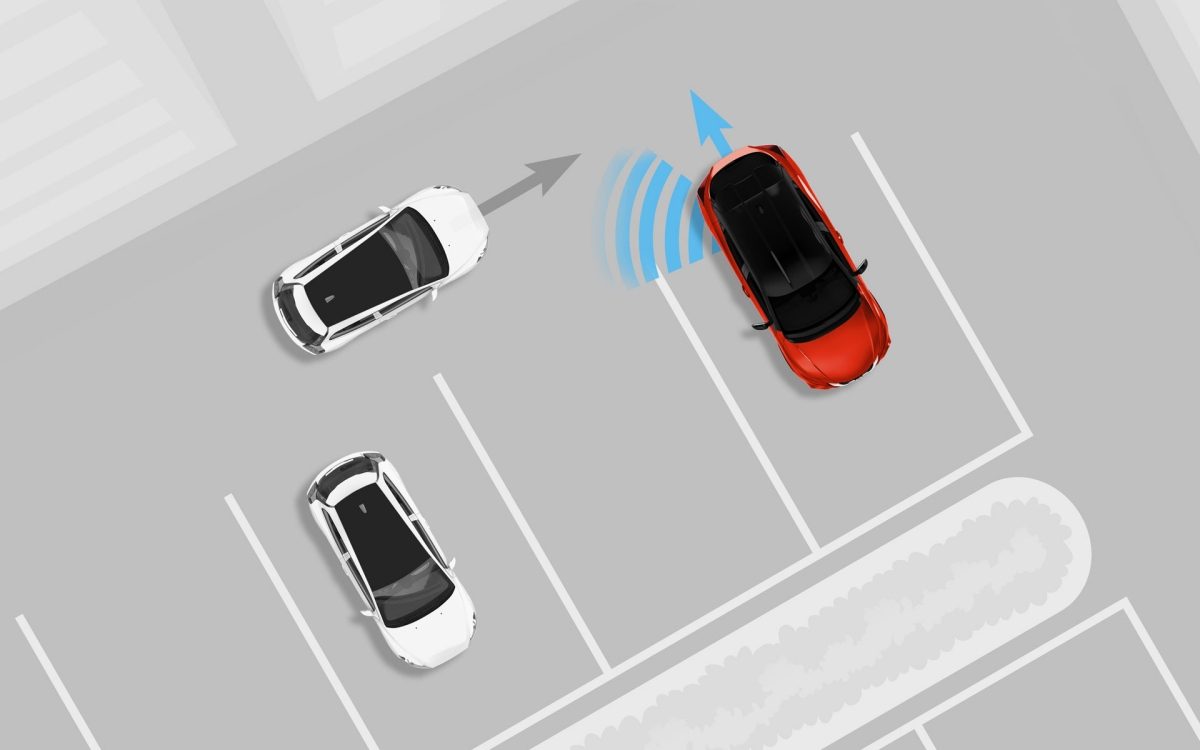 Nissan Juke alerte de trafic transversal