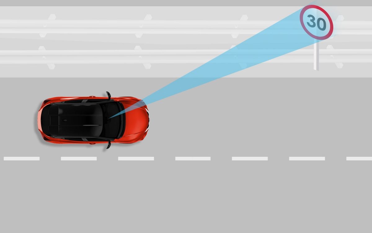 Nissan Juke système de reconnaissance des panneaux de signalisation