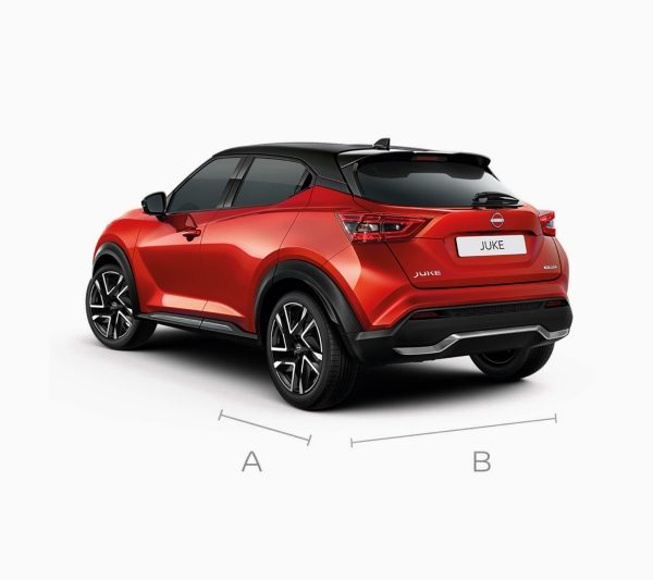 Nissan JUKE vue de profil statique