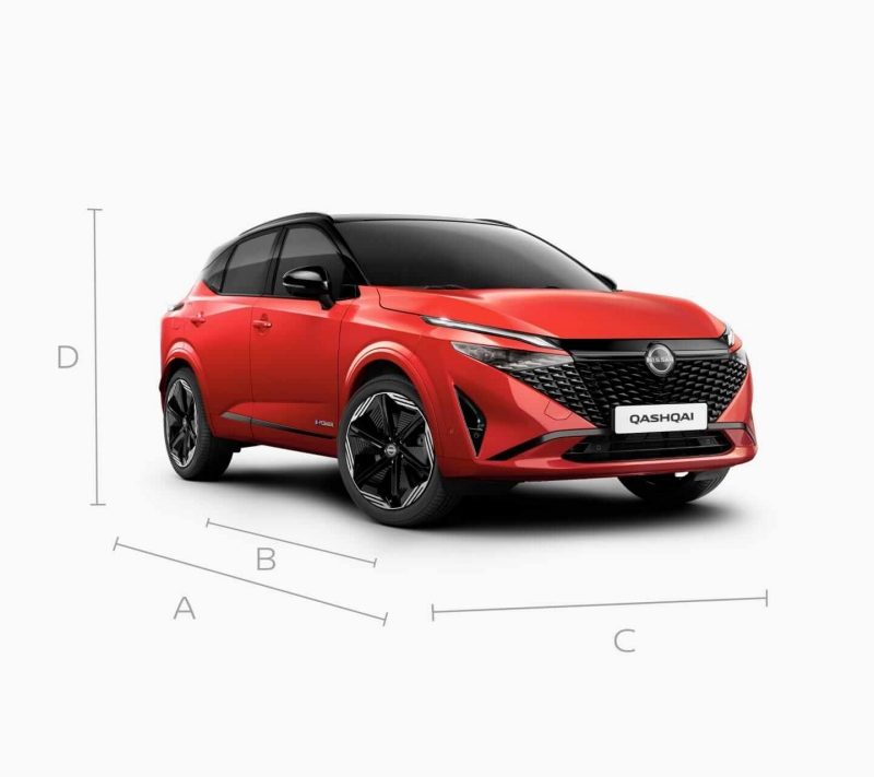Nissan Qashqai e-Power N-Design 3/4 front pack shot - Hybrid SUV