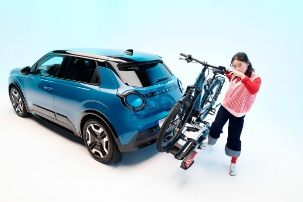 Durable bike carrier for Nissan MICRA, perfect for outdoor adventures and cycling trips