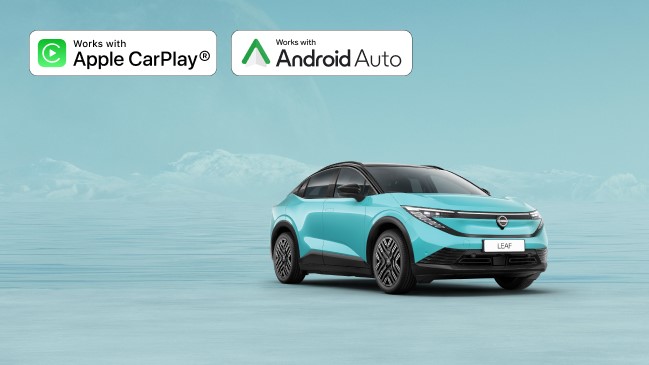 Available apps for the Nissan LEAF