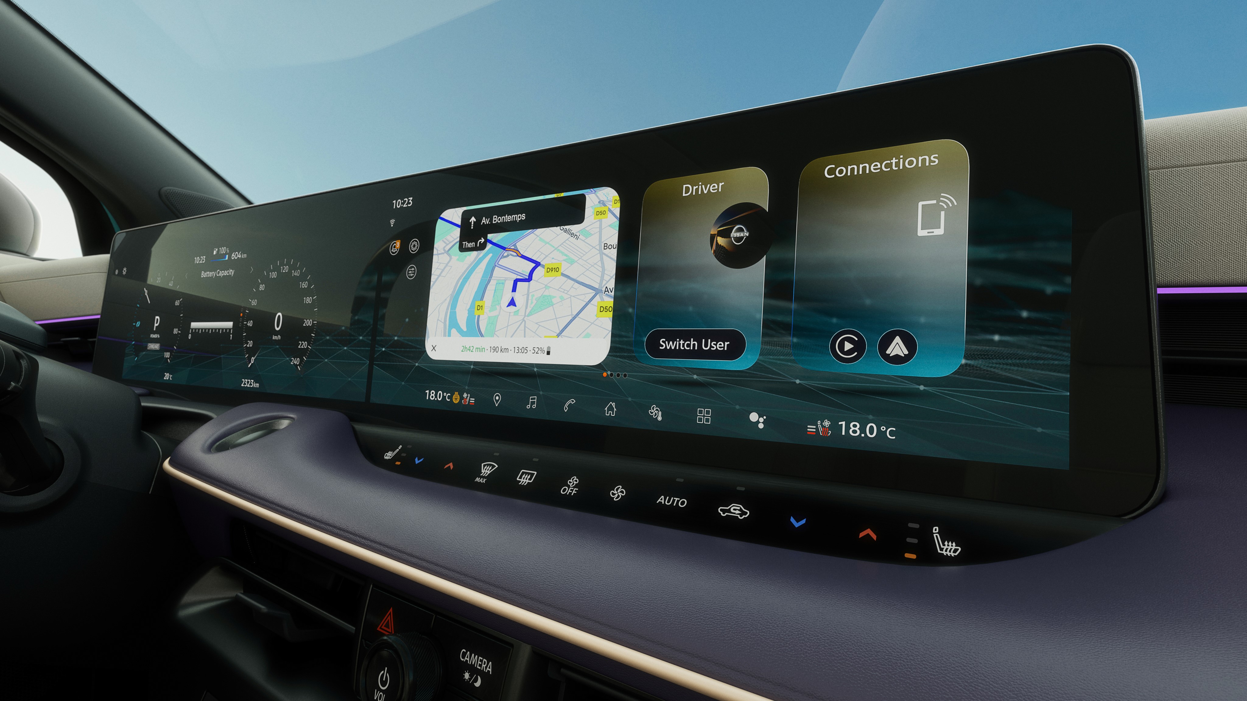Infotainment touchscreen