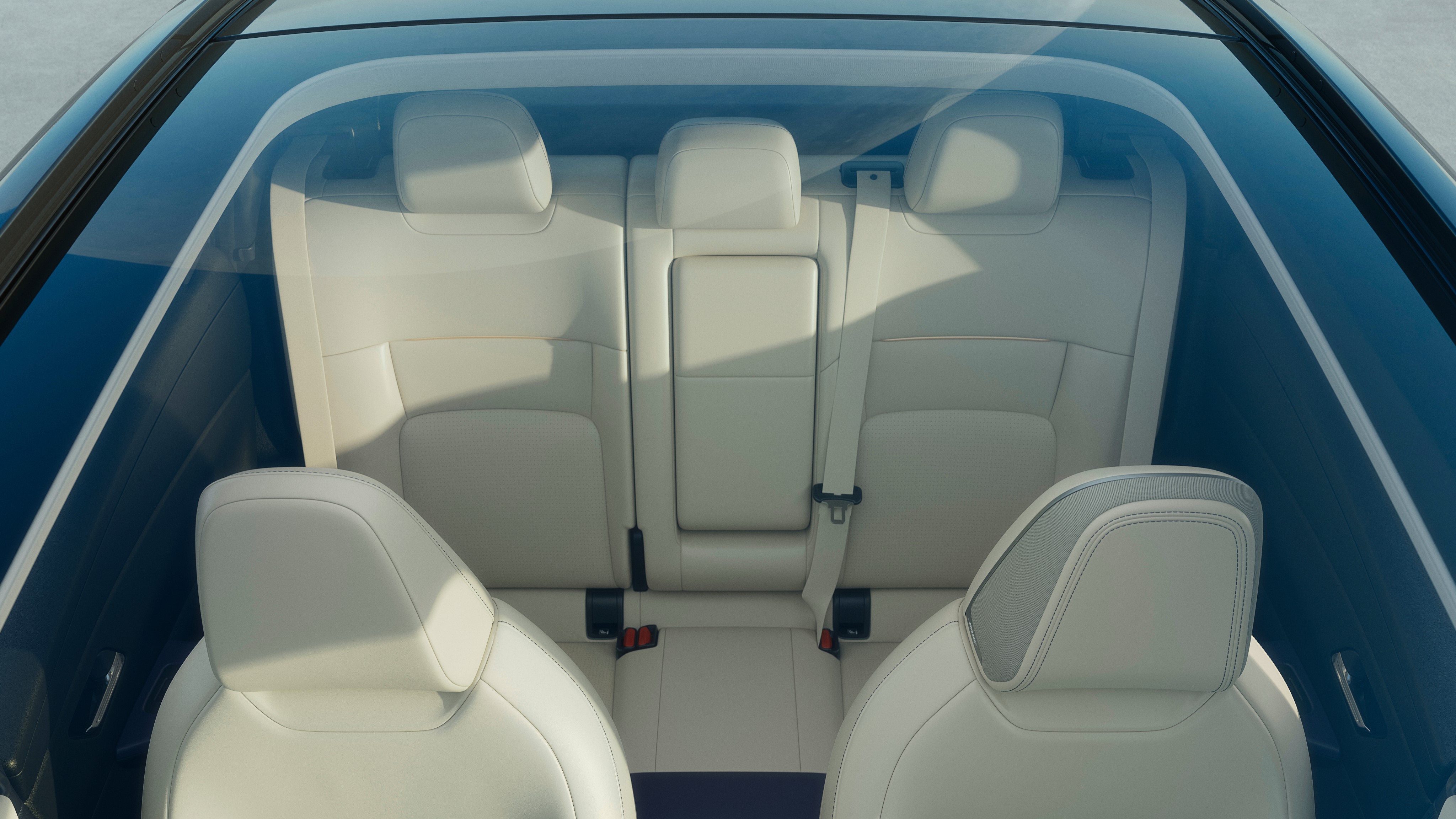 Passenger seat in the Nissan LEAF